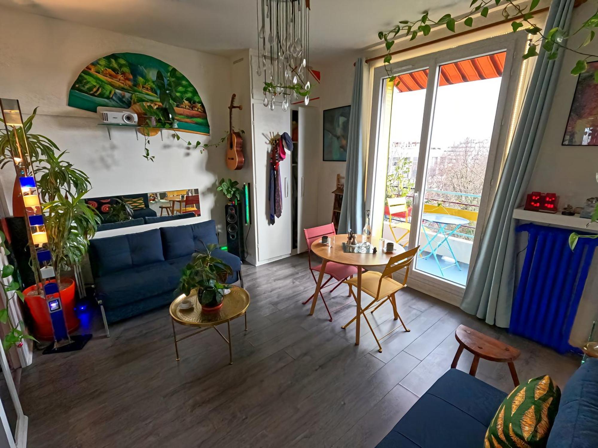Canopee, Paisible, Chaleureux, Lumineux, Balcon Appartement Parijs