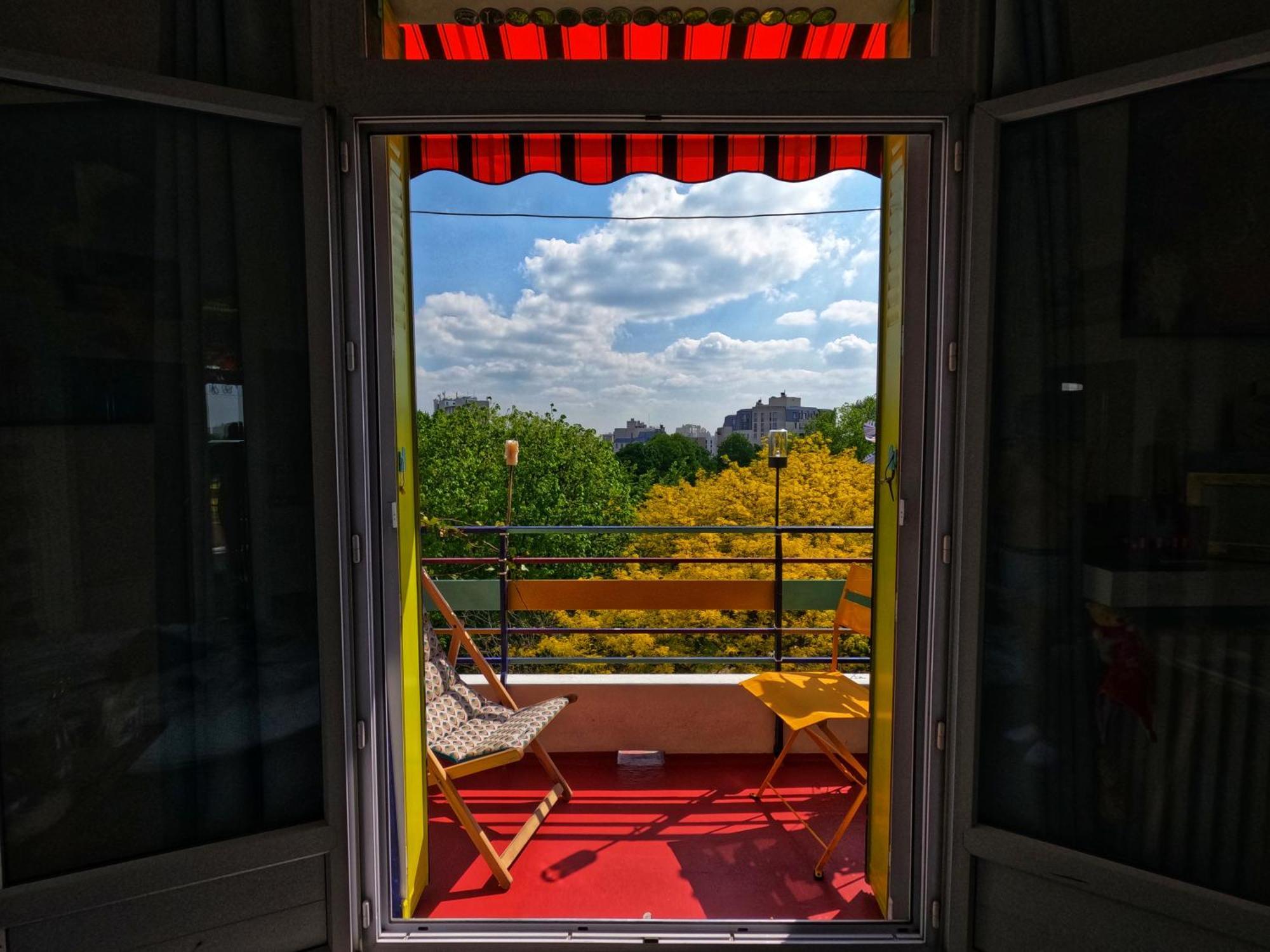 Canopee, Paisible, Chaleureux, Lumineux, Balcon Parijs